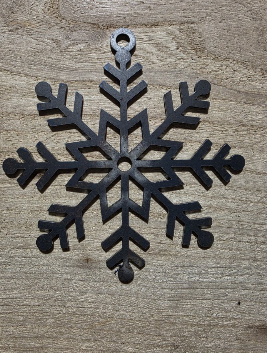 Assorted Snowflake Metal Christmas Ornament (Random Design), image 4